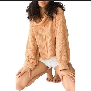 NWT Free People Be Yours Cropped Chunky Oversized Sweater